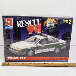 SEALED 1993 Rescue 911 Ford Taurus Police Car 1:25 scale AMT #6417 NIB/NOS